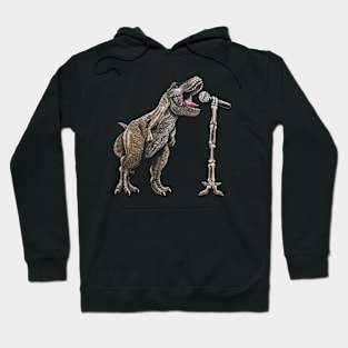 "Karaokesaurus" - T-Rex Inventions Hoodie